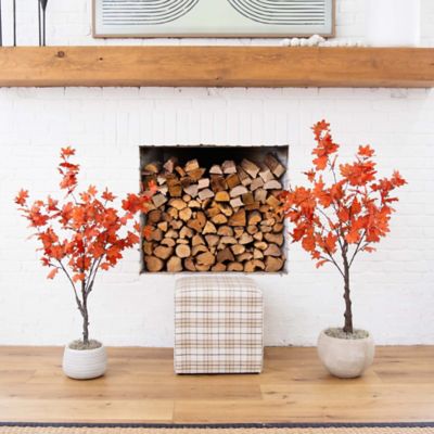 Image showing  4 ft. Autumn Smoky Maple Artificial Fall Tree