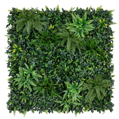 Nearly Natural 40 in. x 40 in. UV Resistant Andean Cloud Forest Artificial Living Wall Panel (Indoor/Outdoor)
