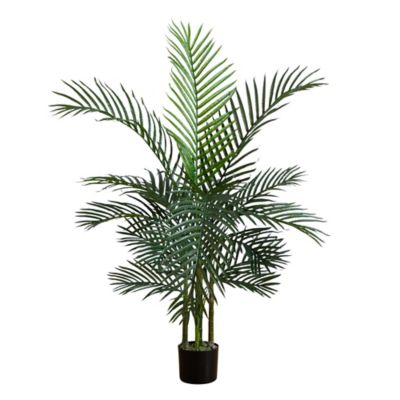 Nearly Natural 4 ft. UV Resistant Artificial Areca Palm Tree (Indoor/Outdoor)