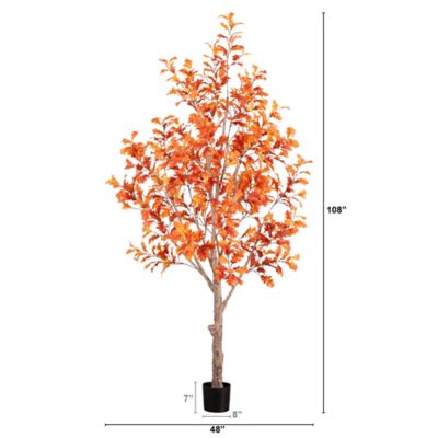Image showing  9 ft. Autumn Oak Artificial Fall Tree