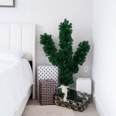 Image showing  4 ft. Artificial Cactus Christmas Tree