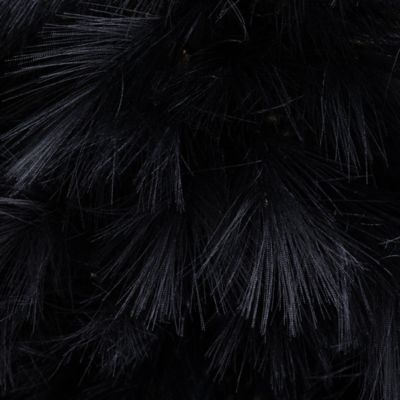 Image showing  4 ft. Artificial Halloween Black Pampas Grass Christmas Tree