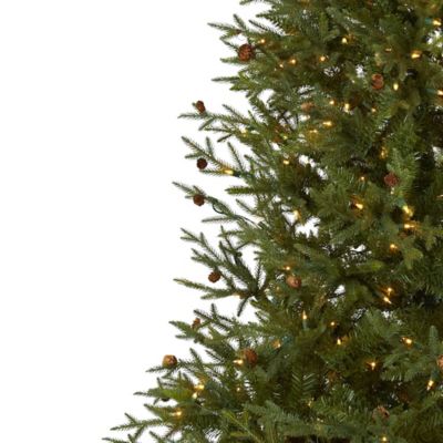 Image showing  7.5 ft. Classic Pine & Pinecone Christmas Tree