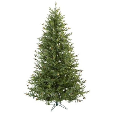 Image showing  7.5 ft. Classic Pine & Pinecone Christmas Tree