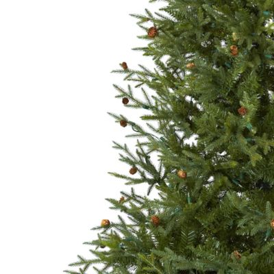 Image showing  7.5 ft. Classic Pine & Pinecone Christmas Tree