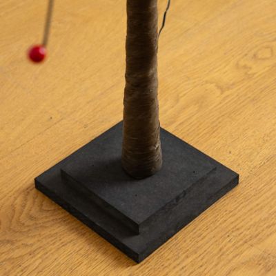 Image showing  4 ft. Pre-Lit Autumn Maple Artificial Fall Tree with Berries and 60 Warm White LED Lights