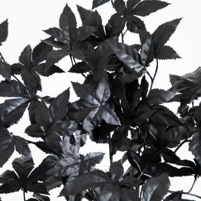 Image showing  6 ft. Artificial Halloween Black Maple Tree with Natural Trunk
