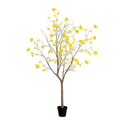 Nearly Natural 8 ft. Artificial Bellflower Tree