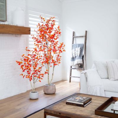 Image showing  4 ft. Autumn Birch Artificial Fall Tree