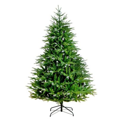 Nearly Natural 6 ft. Pre-Lit Artificial Luxembourg Pine Christmas Tree with 250 Multicolored Traditional Bulb LED Lights