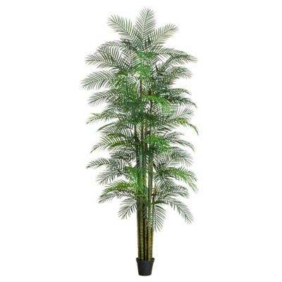 Nearly Natural 12 ft. UV Resistant Artificial Areca Palm Tree (Indoor/Outdoor)