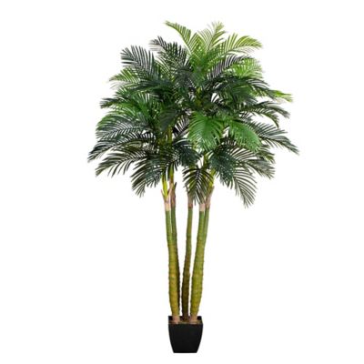 Nearly Natural 9.5 ft. Giant Five Stalk Artificial Areca Palm Tree