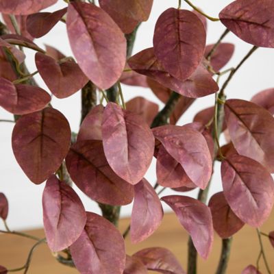 Image showing  6 ft. Artificial Autumn Dogwood Fall Tree in Decorative Planter