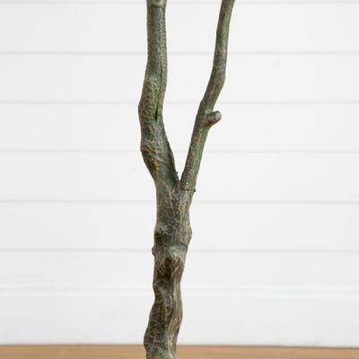 Image showing  6 ft. Artificial Autumn Dogwood Fall Tree in Decorative Planter