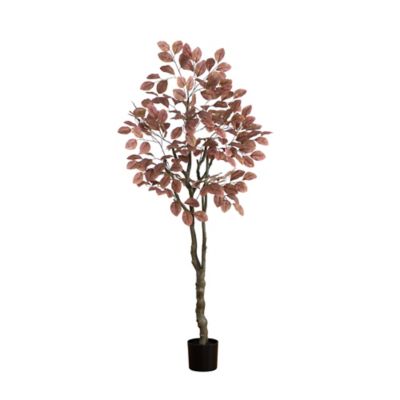 Nearly Natural 6 ft. Autumn Dogwood Artificial Fall Tree