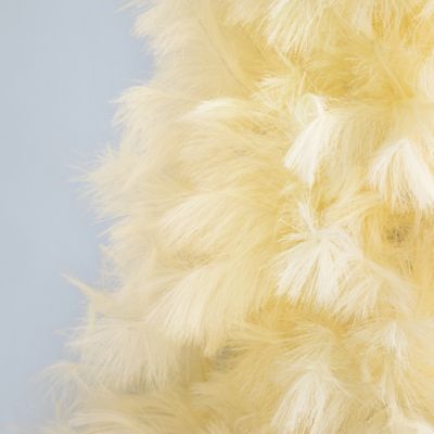 Image showing  6 ft. Artificial Off-White Pampas Grass Christmas Tree