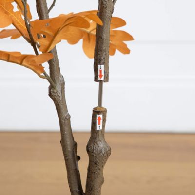 Image showing  4 ft. Artificial Autumn Oak Tree
