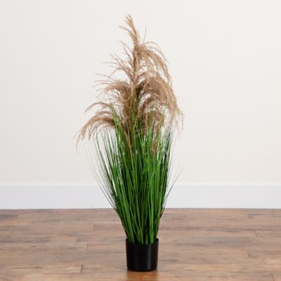 Image showing  4 ft. Artificial Pampas Grass