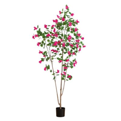 Nearly Natural 8 ft. Artificial Minimalist Bougainvillea Tree