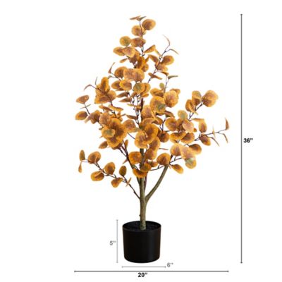 Image showing  3 ft. Autumn Eucalyptus Artificial Tree