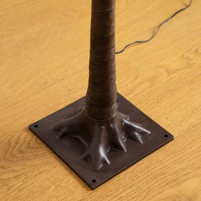 Image showing  4 ft. Pre-Lit Minimalist Autumn Maple Artificial Fall Tree with 56 Warm White LED Lights