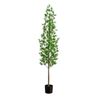 Nearly Natural 6 ft. UV Artificial Podocarpus Artificial Tree (Indoor/Outdoor)