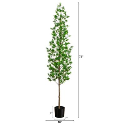 Image showing  6 ft. UV Artificial Podocarpus Artificial Tree (Indoor/Outdoor)