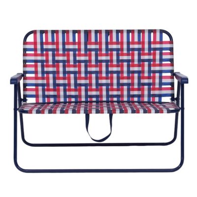 Image showing 1 th Red Shed Folding Patio Loveseat, Americana