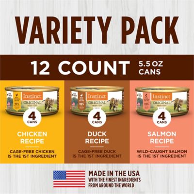Image showing  Original Variety Pack Grain-Free Pate Wet Cat Food, 5.5 oz. (Pack of 12)
