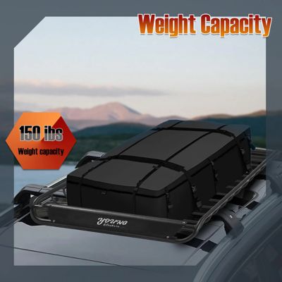 Image showing  150 lb., 46 x 36 in. Rooftop Cargo Carrier, Steel Basket For SUV, Pick Up Trucks