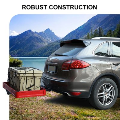 Image showing  500 lb. Hitch Cargo Carrier, Heavy-Duty Aluminum Luggage Basket, 49 x 22.5ft., Fits 2 ft. Receiver