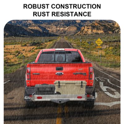 Image showing  500 lb. Heavy-Duty Aluminum Cargo Carrier, Universal Hitch Luggage Basket Fits 2 ft. Receivers