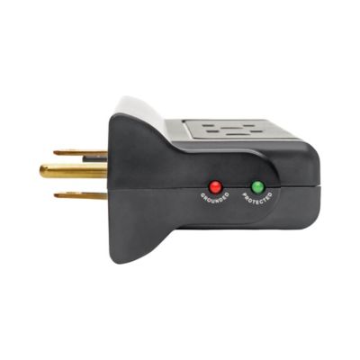 Image showing  Protect It! 720-Joules Direct Plug-in Surge Protector, 4 Side-Mounted Outlets, TLP4BK