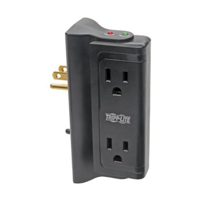 Image showing 5 th Tripp Lite Protect It! 720-Joules Direct Plug-in Surge Protector, 4 Side-Mounted Outlets, TLP4BK