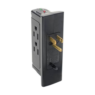 Image showing 6 th Tripp Lite Protect It! 720-Joules Direct Plug-in Surge Protector, 4 Side-Mounted Outlets, TLP4BK