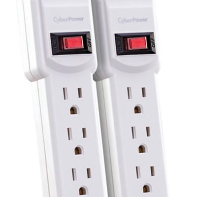 Image showing  6-Outlet Power Strip, 2 pk
