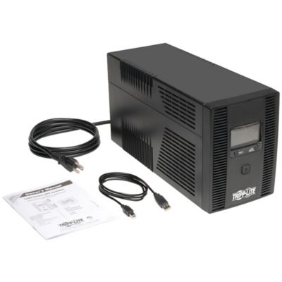 Image showing  SmartPro 900-Watt UPS System with Outlet and Fax/Phone/LAN/Coax Surge Protection, 10 Outlets, 6-ft. Cord