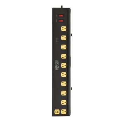 Image showing  Protect It! 1,350-Joules Surge Protector with 2 Swivel Light Bars, 10 Outlets with 2 USB Ports, 6ft. Cord, TLP1006USB