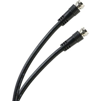 Image showing  RG6 Coaxial Cable with F-Type Connectors, Black (25 ft.)