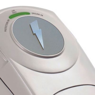 Image showing  2-Outlet 40-Amp-Total Wall Tap with 1,350 Joules of Surge Protection, M2A20