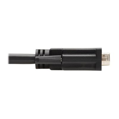 Image showing  1080p DisplayPort Male with Latch to DVI-D Male Single Link Adapter Cable, Black, 6 ft., P581-006