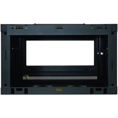 Image showing  SmartRack 6U Low-Profile Switch-Depth Wall-Mount Mini Rack Enclosure Cabinet with Clear Acrylic Window, SRW6UG