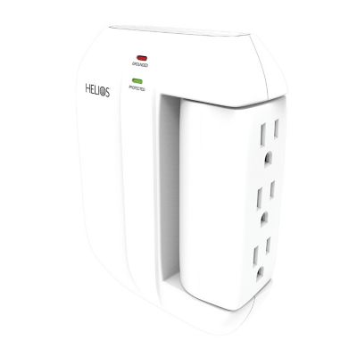 Image showing  5-Outlet Wall Tap Surge Protector with 2 USB Charging Ports