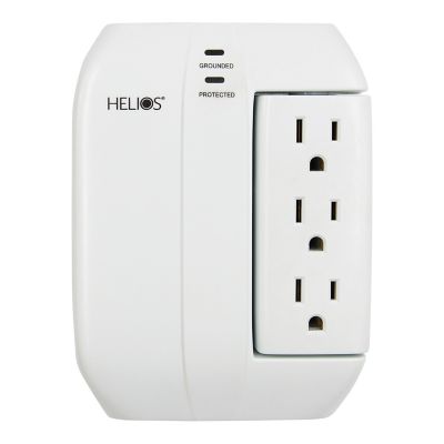 Image showing 5 th Helios 5-Outlet Wall Tap Surge Protector with 2 USB Charging Ports