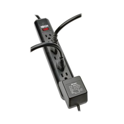 Image showing 5 th Tripp Lite Power It! Power Strip, 7 Outlets, 25-ft. Cord, Black, PS725B