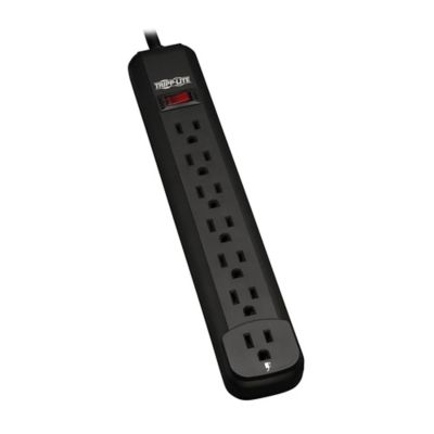 Image showing 6 th Tripp Lite Power It! Power Strip, 7 Outlets, 25-ft. Cord, Black, PS725B