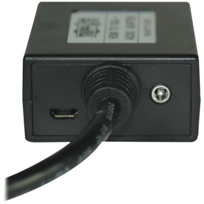 Image showing 8 th Tripp Lite 1900 x 1200 HDMI Male to VGA Female Converter Cable Adapter with 3.5-mm Stereo Audio Jack, 6 In., Black, P131-06N