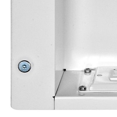 Image showing  In-Wall Accessory Box with 125-Volt Duplex Power Receptacle, IBA2AC-W
