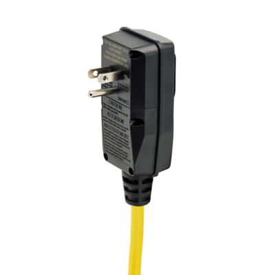 Image showing 5 th Tripp Lite Power It! Safety Power Strip, 8 Outlets, 12-ft. Cord with GFCI Plug, Yellow and Black, TLM812GF