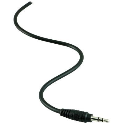 Image showing 4 th GE 3.5-mm Auxiliary Audio Cable, 3 ft., Black, 33544